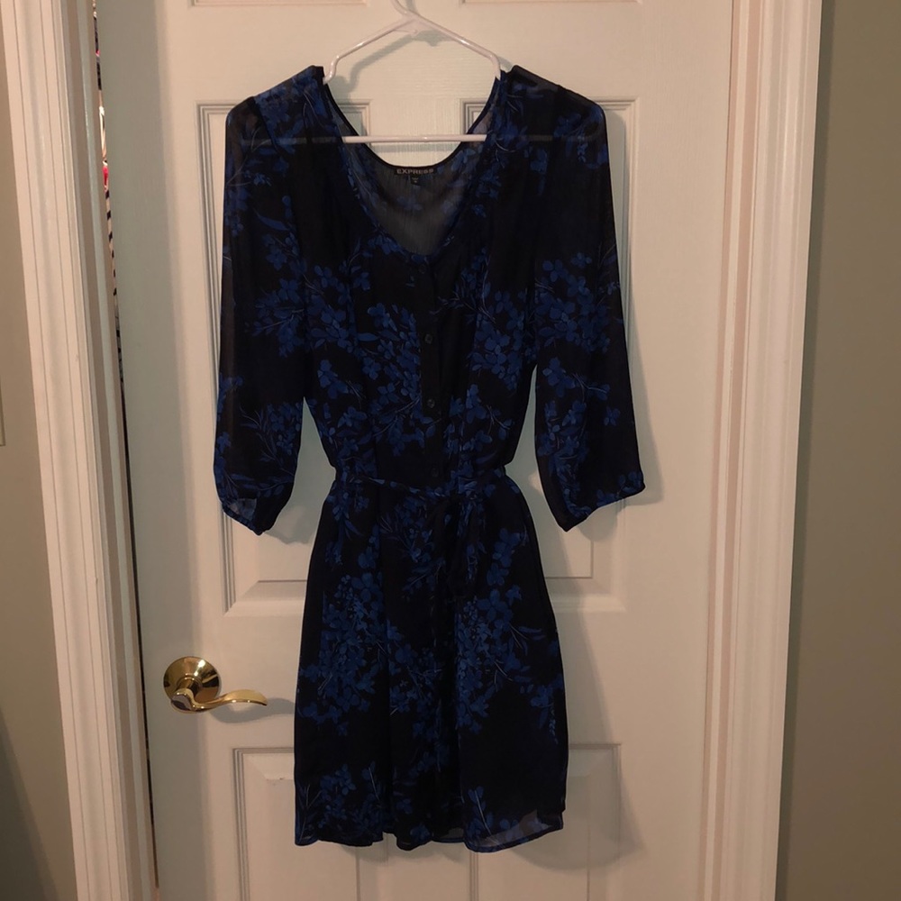 Shear Floral Express Dress